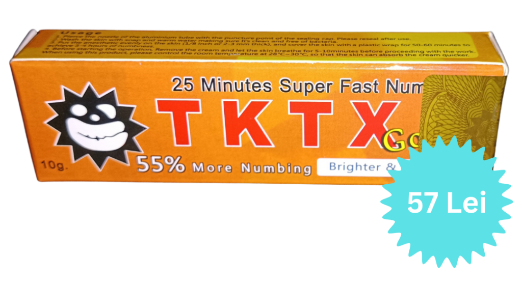 TKTX Gold Cremă de tatuaj anestezic