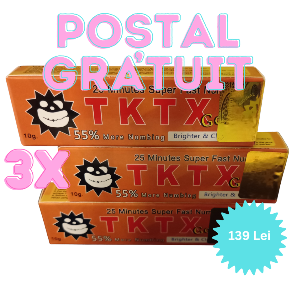 TKTX Gold Cremă de tatuaj anestezic
